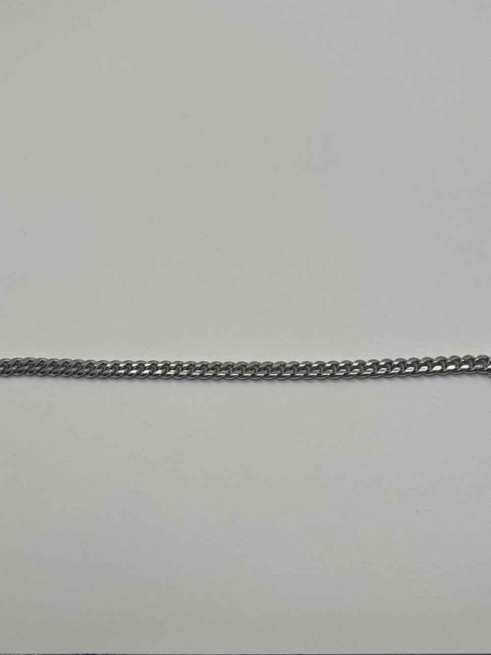 Dainty Silver Cuban Bracelet 6mm 7.5 Inch Womens Waterproof Hypoallergenic